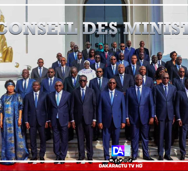 Communique du conseil des ministres du Mercredi 08 Novembre 2023