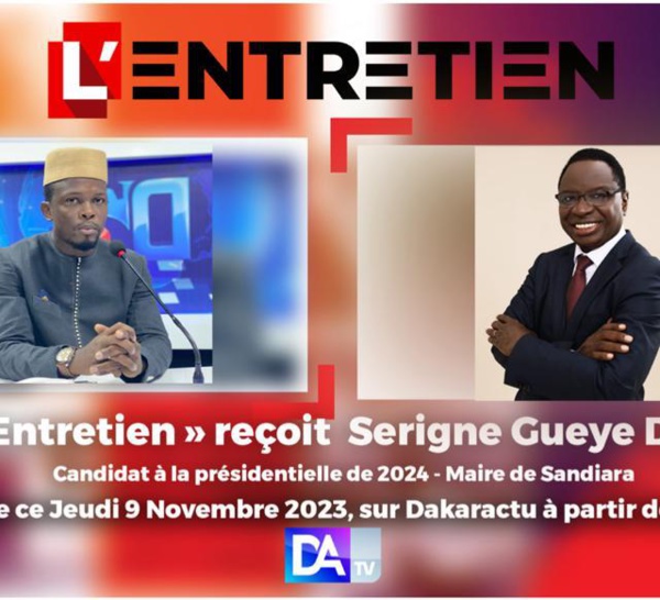 [ 🛑LIVE ] Entretien avec Serigne Gueye Diop: Le candidat expose son projet de développement