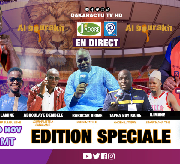[🛑Direct] Édition Spéciale Eumeu Sene vs Tapha Tine avec Boy Kaïré et Babacar qui décryptent le choc des Titans !