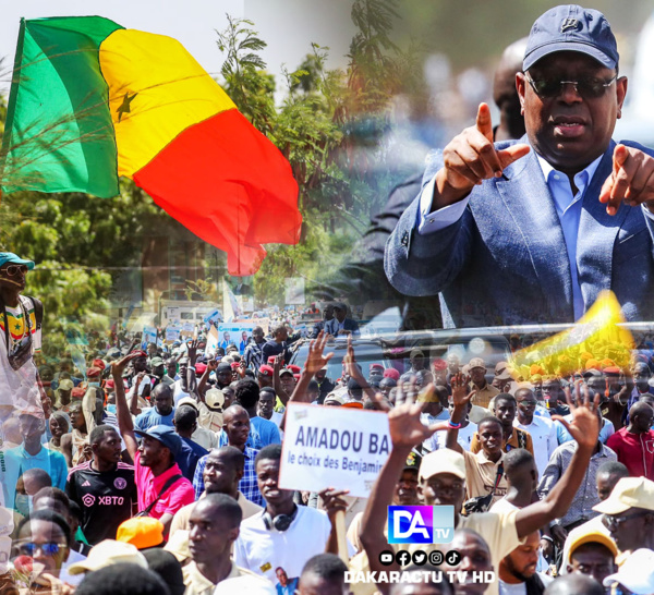 Kaffrine: Forte mobilisation de la jeunesse à l'accueil du Président Macky Sall