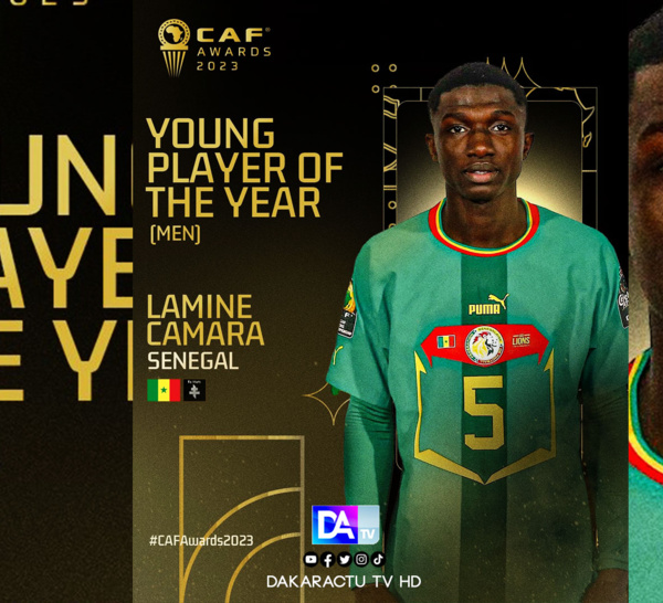 CAF Awards 2023 : Lamine Camara, l'étoile montante du football africain, désigné meilleur jeune joueur !