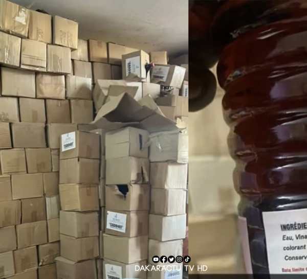 Thiès : plus de 20 000 bouteilles de vinaigre impropre à la consommation saisies !