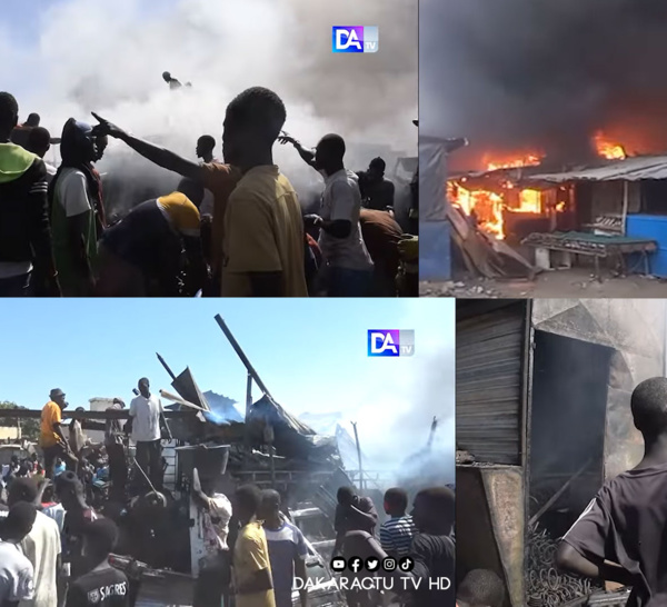Touba : Plus de 45 cantines de pièces détachées consumées par les flammes 