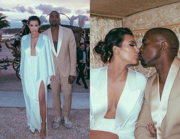 Des photos inédites du mariage de Kanye West et Kim Kardashian