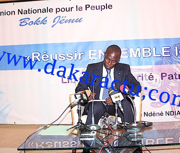 IMAGES : Souleymane N'déné N'diaye a lancé l'Union Nationale pour le Peuple (UNP)