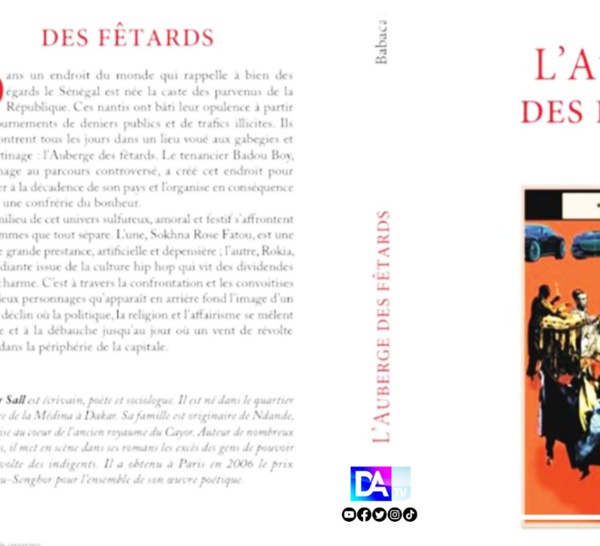 Culture : "L'auberge des fêtards", un roman qui reflète la société sénégalaise et sa classe politique