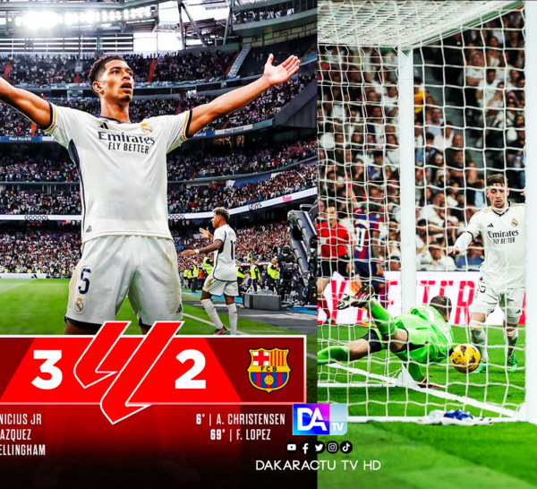 Clasico : Le Real Madrid et Bellingham renversent Le Barça !