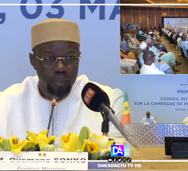 Conseil interministériel sur l'agriculture : Les 23 recommandations du premier ministre, Ousmane Sonko.
