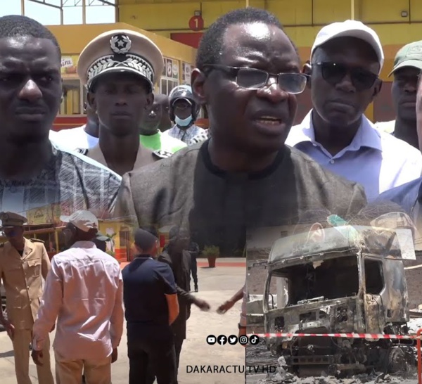 Incendie à la Patisen : Le ministre de l’Industrie et du commerce, Serigne Gueye Diop au chevet des victimes
