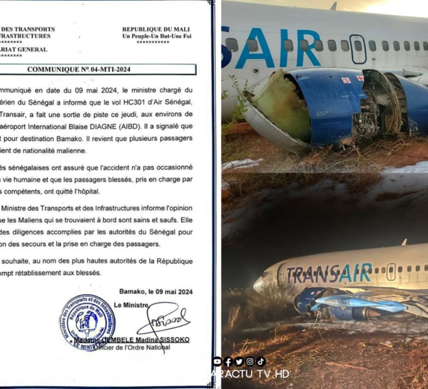 AIBD / Accident du vol HC301 de Air Sénégal : Les autorités maliennes satisfaites de la prise en charge de leurs concitoyens
