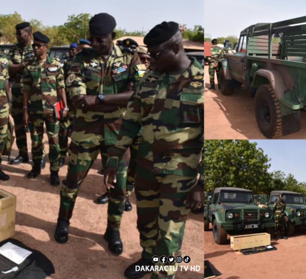 Armée-Tambacounda:  La Zone militaire N°4 reçoit 42 véhicules des mains du CEMGA (Dirpa)