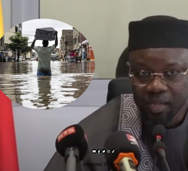 Gestion des inondations : “Nous allons auditer les 717 milliards que l'État dit avoir investis dans la gestion"(Ousmane SONKO)