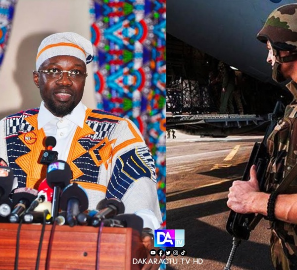 Présence militaire française au Sénégal/ Ousmane Sonko: « Je réitère la volonté du Sénégal de disposer de lui même ses bases… »