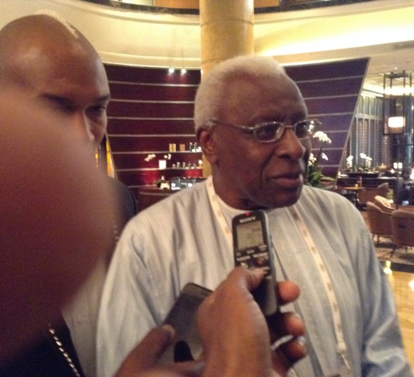 Lamine Diack, président  Iaaf : "Diagna N'diaye sera à la hauteur de la tâche qui lui est confiée"