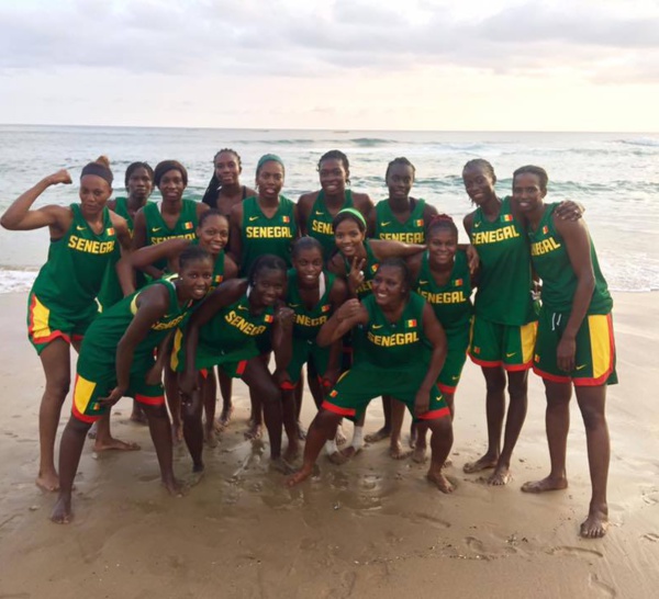 BASKET : L’équipe féminine du Sénégal en détente après une séance d’entraînement