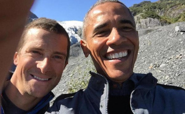 Barack Obama s’éclate en Alaska pour sa télé-réalité