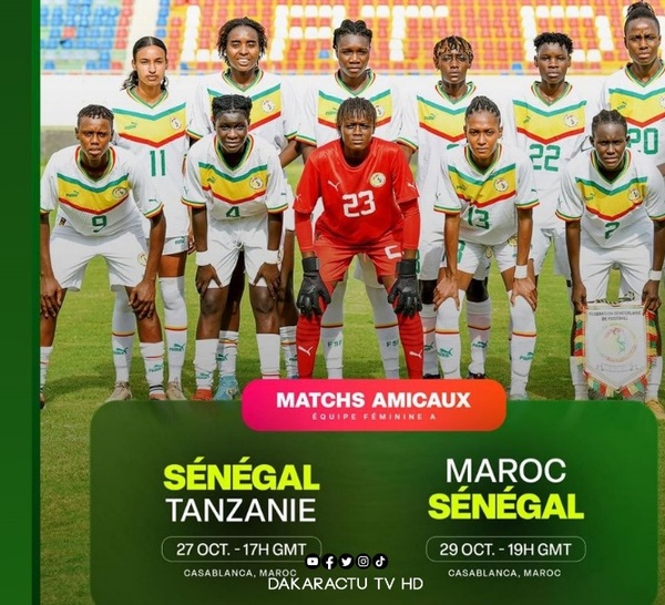 CAN Féminine 2025 : Les Lionnes du Sénégal en route pour le Maroc avec deux tests décisifs à Casablanca