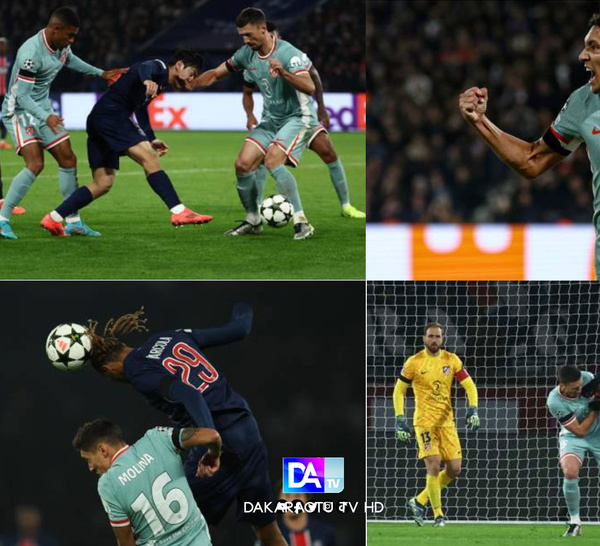 Ligue des champions : Le Paris SG battu à domicile par l'Atlético