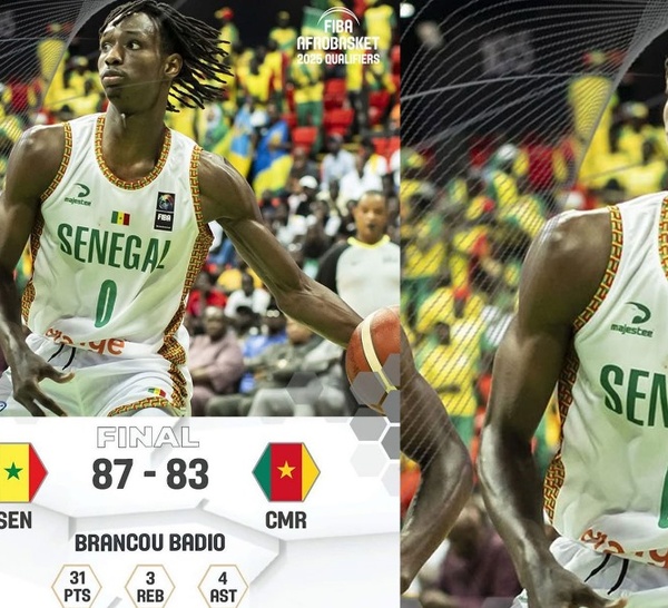 Qualification Afrobasket 2025: Le Sénégal s’impose face au Cameroun dans un duel épique (87- 83)