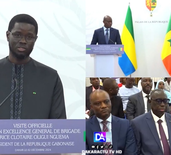 Visite officielle du Président Gabonais au Sénégal : "Nos deux pays ont des atouts pour développer une coopération dynamique et renforcée" (PR BDF)