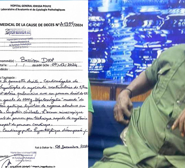Mort de Bassirou Diop : ce que révèle l’autopsie 