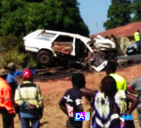 Accident de circulation à Teubi (Ziguinchor) : trois morts et quatre blessés 