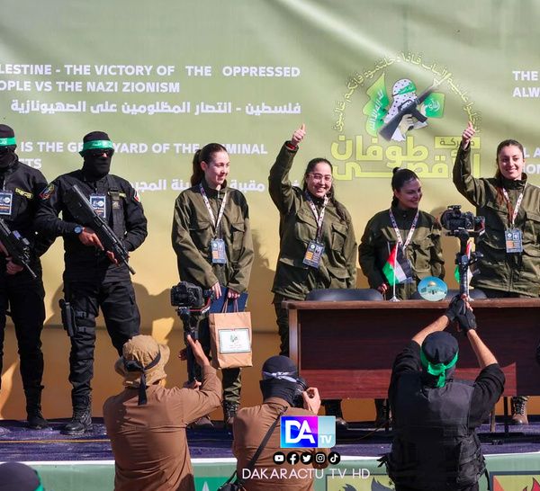 Les quatre otages israéliennes remises à l'armée par le CICR (communiqué miliaire)