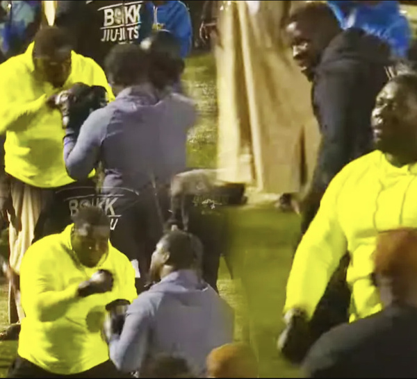 Franc fracasse la barrière et se frotte à Papa Sow : l’échauffement prend feu…..