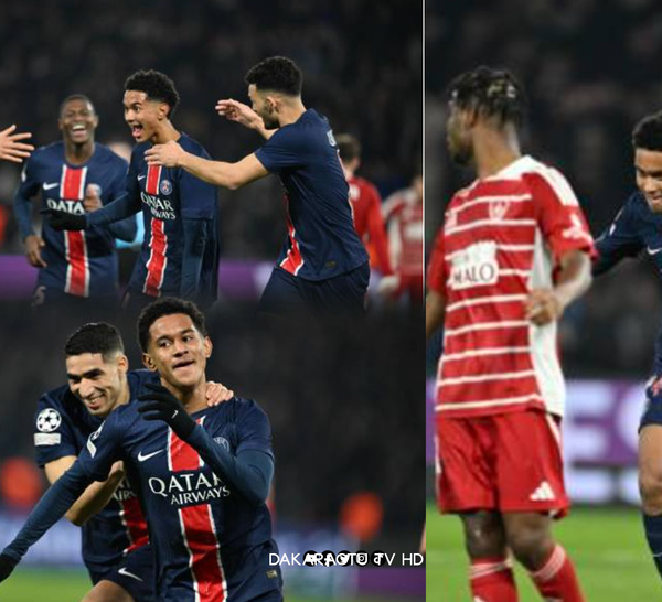 C1: le PSG corrige Brest 7-0 et rejoint les huitièmes de finale