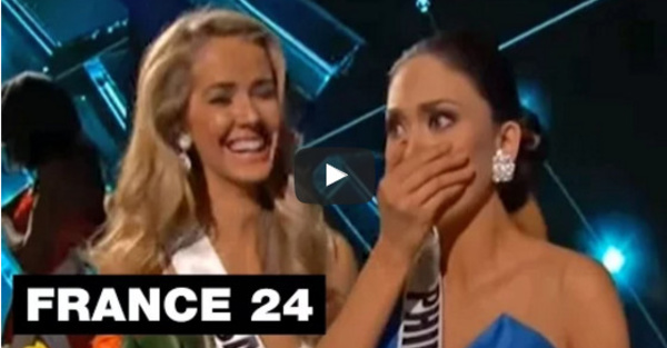 L'énorme gaffe du présentateur de Miss Univers (video)