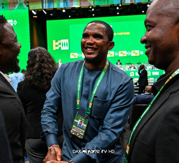 Foot: Samuel Eto'o élu au comité exécutif de la CAF