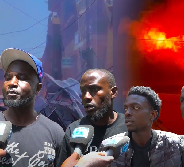 Nouvel incendie à Sandaga : les commerçants crient leur détresse et chiffrent déjà les pertes à plusieurs millions de FCFA