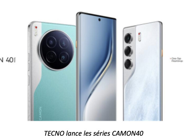 TECNO lance la série CAMON 40, débloquant un nouveau niveau d'IA et de photographie instantanée