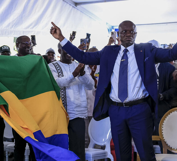 Présidentielle au Gabon: le président Oligui élu avec 90,35% des voix (résultats provisoires officiels)
