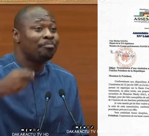 Dette cachée - « falsification » de chiffres : le député Guy Marius Sagna introduit à l’Assemblée nationale une proposition de mise en accusation de Macky Sall
