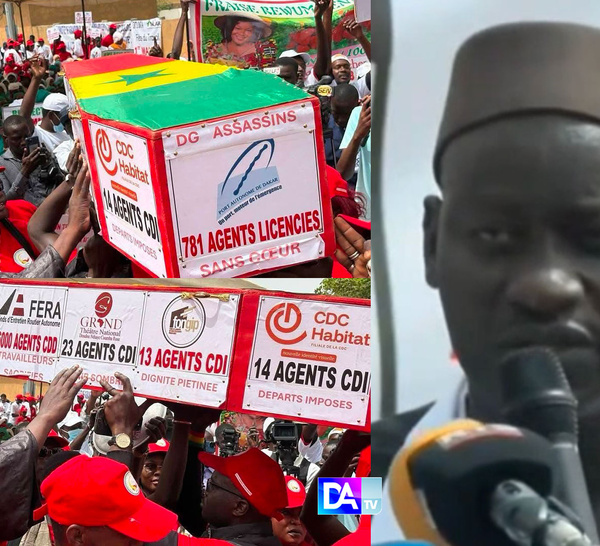 Fête du travail : Quand le ministre Abass Fall est interrompu et conspué par des travailleurs licenciés