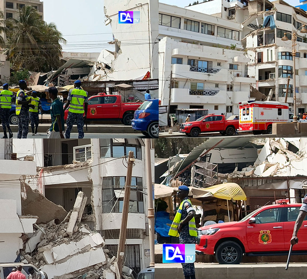 Ngor dévasté : les images-choc après l’écroulement de l’immeuble, des vies suspendues