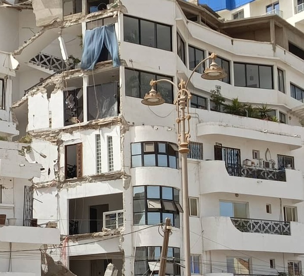 Effondrement d’un immeuble à Ngor : l’analyse de l’ingénieur Tamsir Mbengue, directeur de Technosol Ingénierie