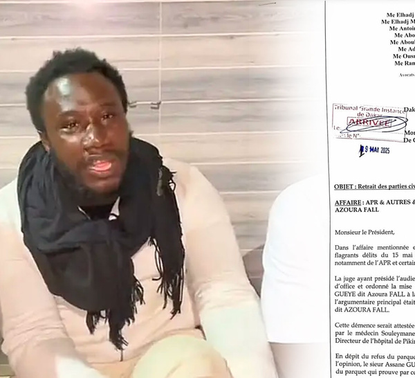 Démence d'Azoura Fall attestée par un médecin militant de Pastef : Les parties civiles choisissent le désistement