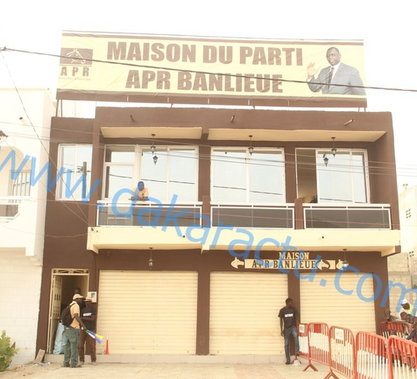 Les images de l'inauguration de la maison du parti APR en banlieue