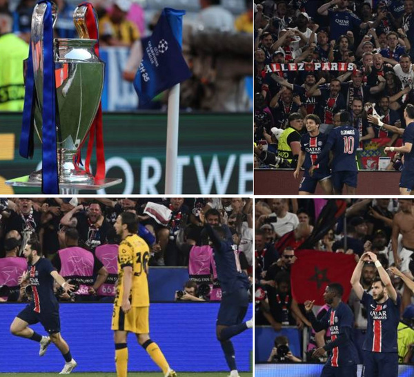 Foot: le PSG remporte la Ligue des champions en surclassant l'Inter Milan 5-0