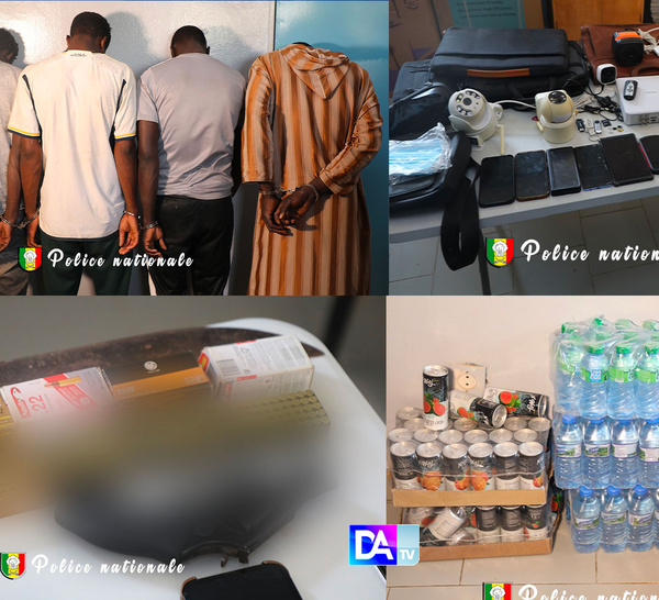 Cambriolage à Grand Standing : une arme à feu, des électroménagers…quatre malfaiteurs arrêtés