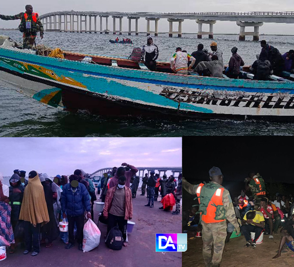 Nuit de sauvetage dans les eaux du Saloum : 201 candidats à l’émigration irrégulière secourus in extremis par la Marine nationale