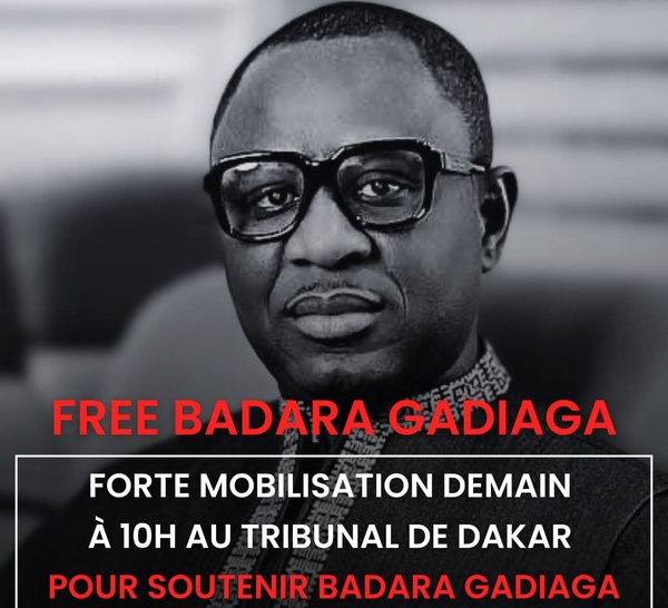 Affaire Badara Gadiaga : Une forte mobilisation annoncée demain au tribunal de Dakar