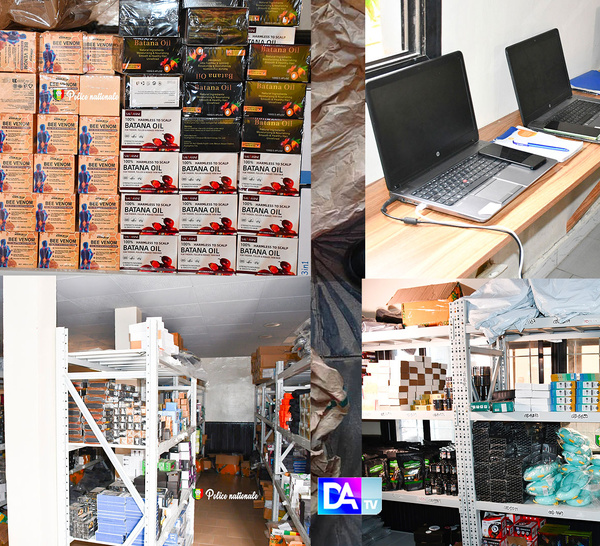 Fass Delorme : Un entrepôt clandestin et un centre d’appel démantelés par la DSC pour vente illégale de médicaments