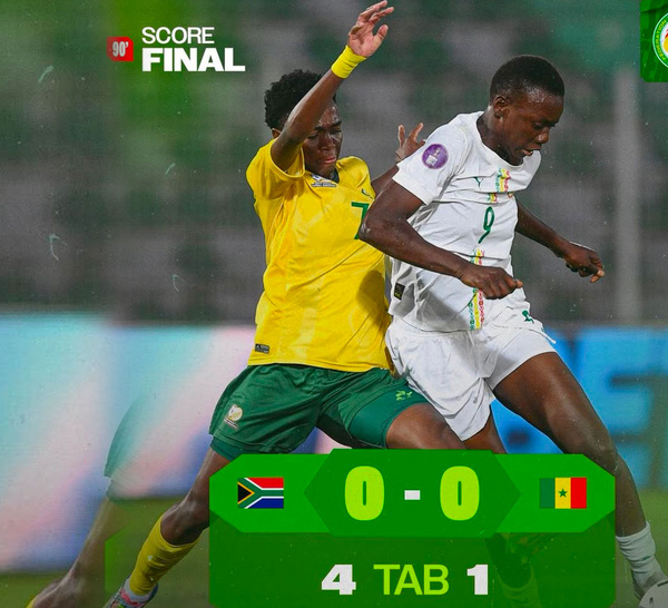 CAN Féminine 2024 –  Le rêve des lionnes brisé par l’Afrique du Sud sur le score de 02 buts à 0
