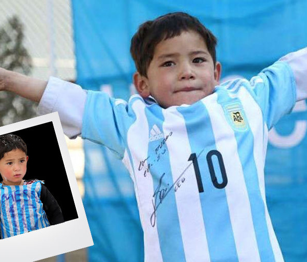 Leo Messi a réalisé le rêve de Murtaza Ahmadi !