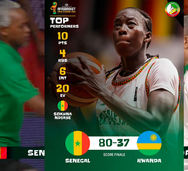 AFROBASKET 2025 – Le Sénégal atomise le Rwanda et trace sa route vers les quarts