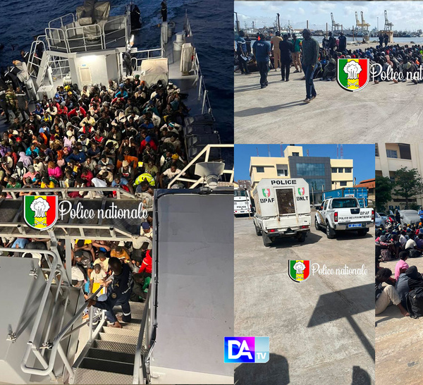 244 migrants interceptés en mer au large de Saint-Louis : une tentative de traversée vers l’Espagne avortée