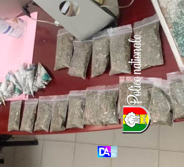 Dakar/Hanne Maristes : interpellation d’un trafiquant avec plusieurs conditionnements de chanvre indien